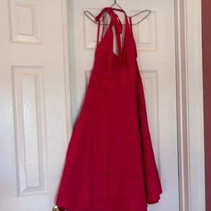 JCrew Pink Halter Dress